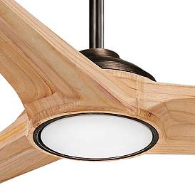 Image3 of 84" Minka Aire Timber Heirloom Bronze Modern LED Fan with Remote more views