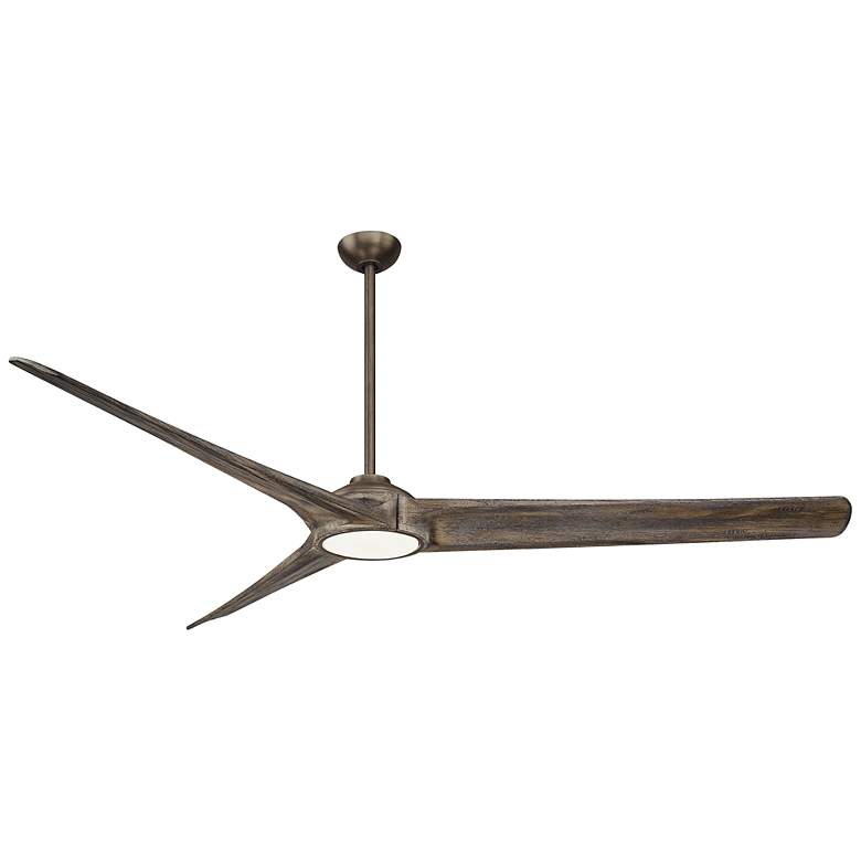 Image 2 84" Minka Aire Timber LED Heirloom Bronze Indoor Large Fan with Remote