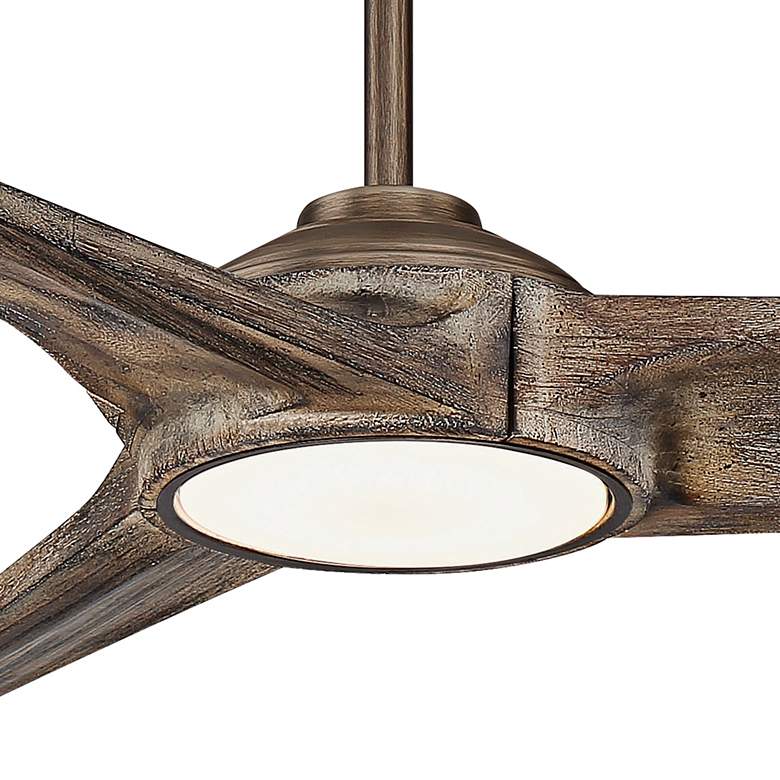 Image 3 84" Minka Aire Timber LED Heirloom Bronze Indoor Large Fan with Remote more views