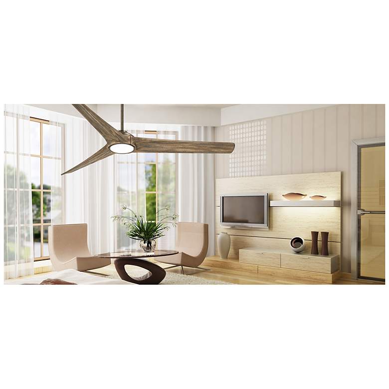 Image 7 84" Minka Aire Timber LED Heirloom Bronze Indoor Large Fan with Remote more views