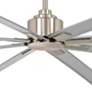 84" Minka Aire Xtreme H2O Brushed Nickel Wet Ceiling Fan with Remote
