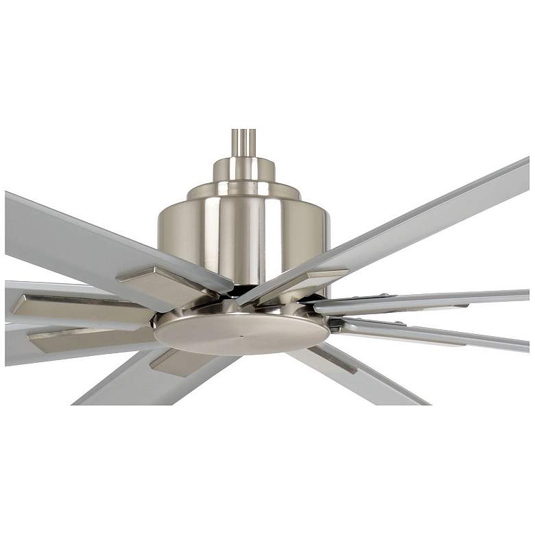 Image 3 84 inch Minka Aire Xtreme H2O Brushed Nickel Wet Ceiling Fan with Remote more views