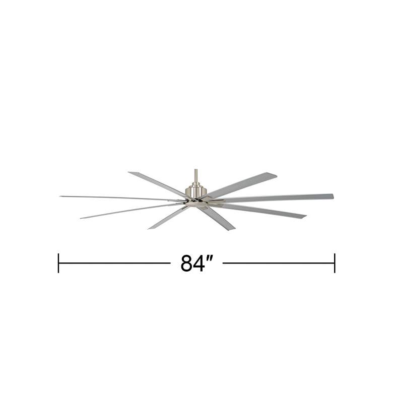 Image 5 84 inch Minka Aire Xtreme H2O Brushed Nickel Wet Ceiling Fan with Remote more views