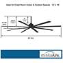 5_84" Minka Aire Xtreme H2O Coal Wet Ceiling Fan with Remote Control more views