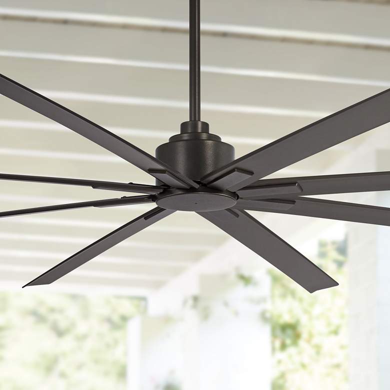 Image 1 84" Minka Aire Xtreme H2O Iron Wet Ceiling Fan with Remote Control