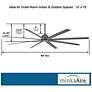 84" Minka Aire Xtreme H2O Iron Wet Ceiling Fan with Remote Control