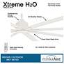 6_84" Minka Aire Xtreme H2O White Wet Rated Large Fan with Remote more views