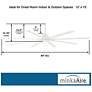 7_84" Minka Aire Xtreme H2O White Wet Rated Large Fan with Remote more views