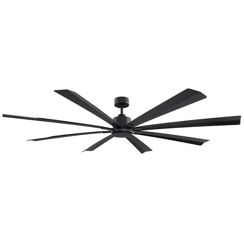Image 1 84" Modern Forms Size Matters Matte Black Ceiling Fan
