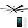 84" Modern Forms Size Matters Matte Black Ceiling Fan