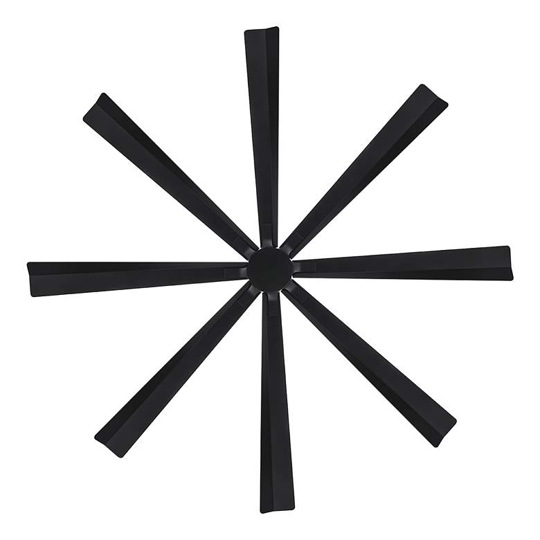 Image 4 84" Modern Forms Size Matters Matte Black Ceiling Fan more views