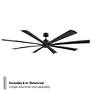 5_84" Modern Forms Size Matters Matte Black Ceiling Fan more views