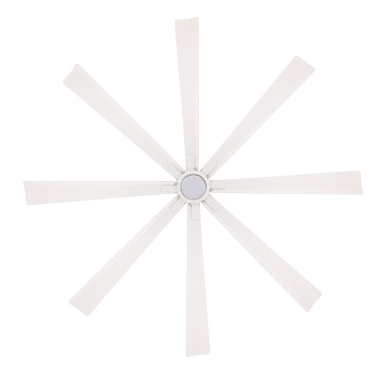 Image 4 84" Modern Forms Size Matters Matte White Wet LED Smart Fan with Remot more views
