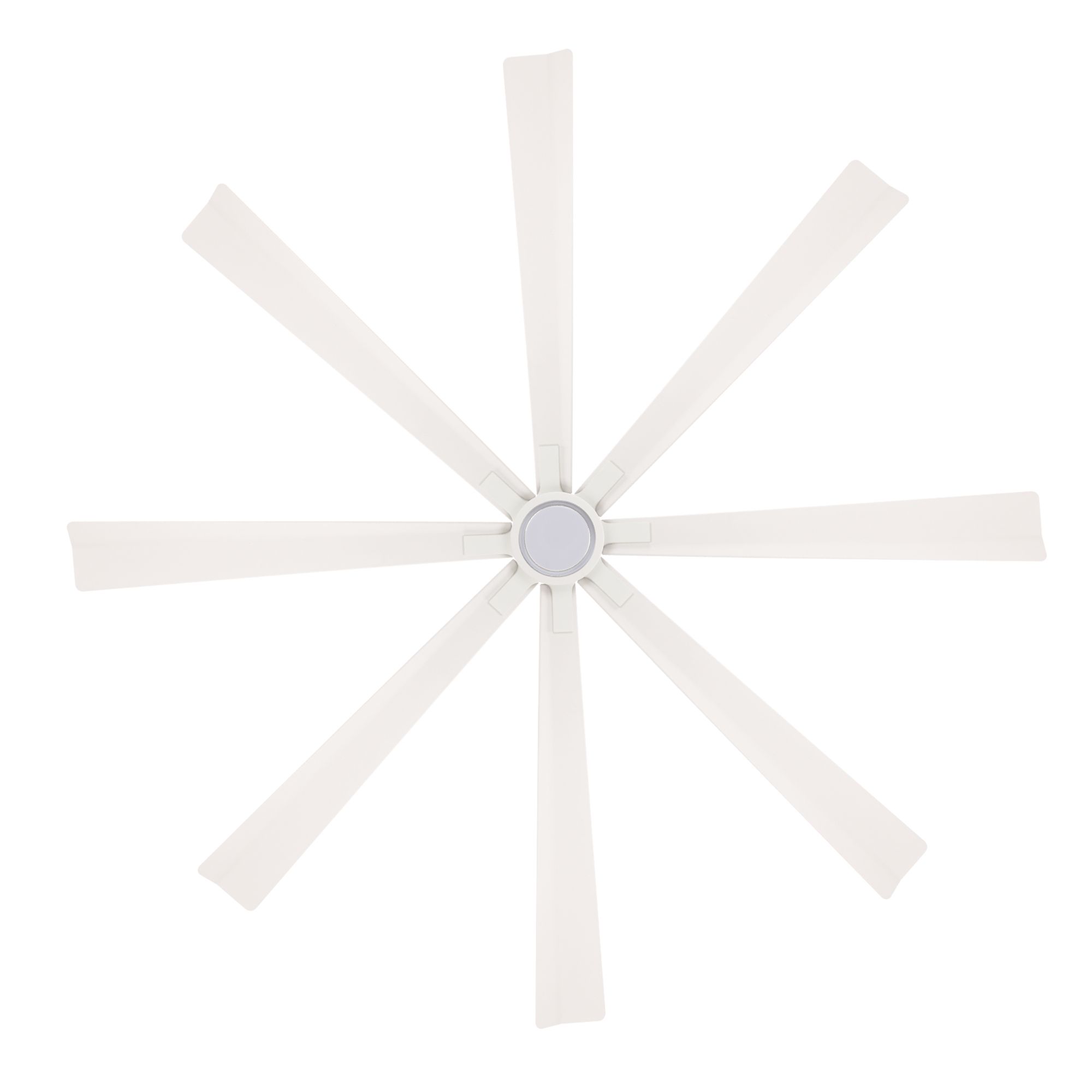 Image 4 84" Size Matters Matte White LED Smart Ceiling Fan more views
