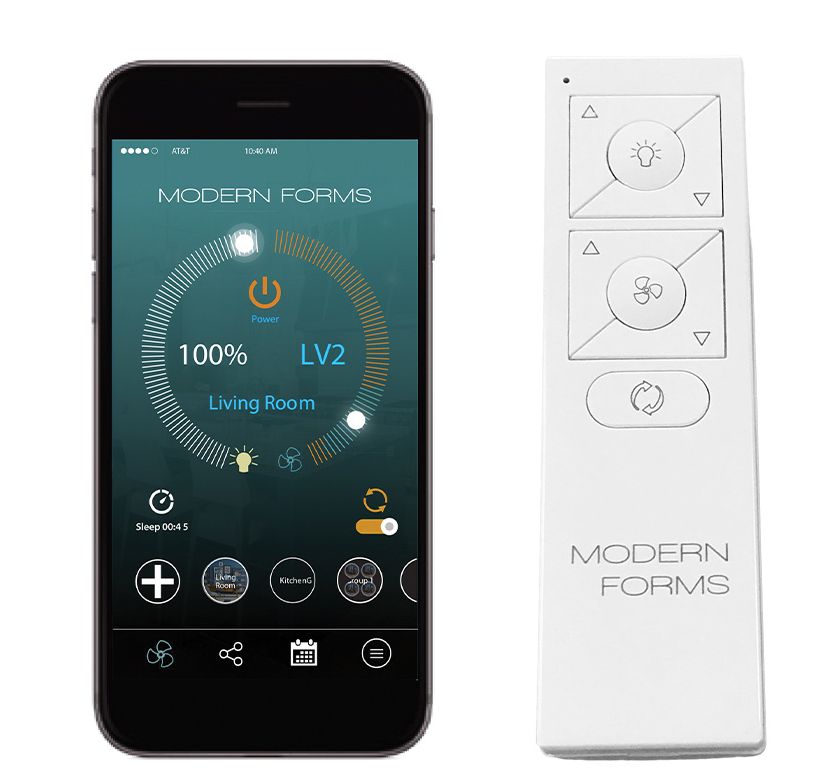 Image 2 84" Size Matters Matte White Smart Ceiling Fan more views