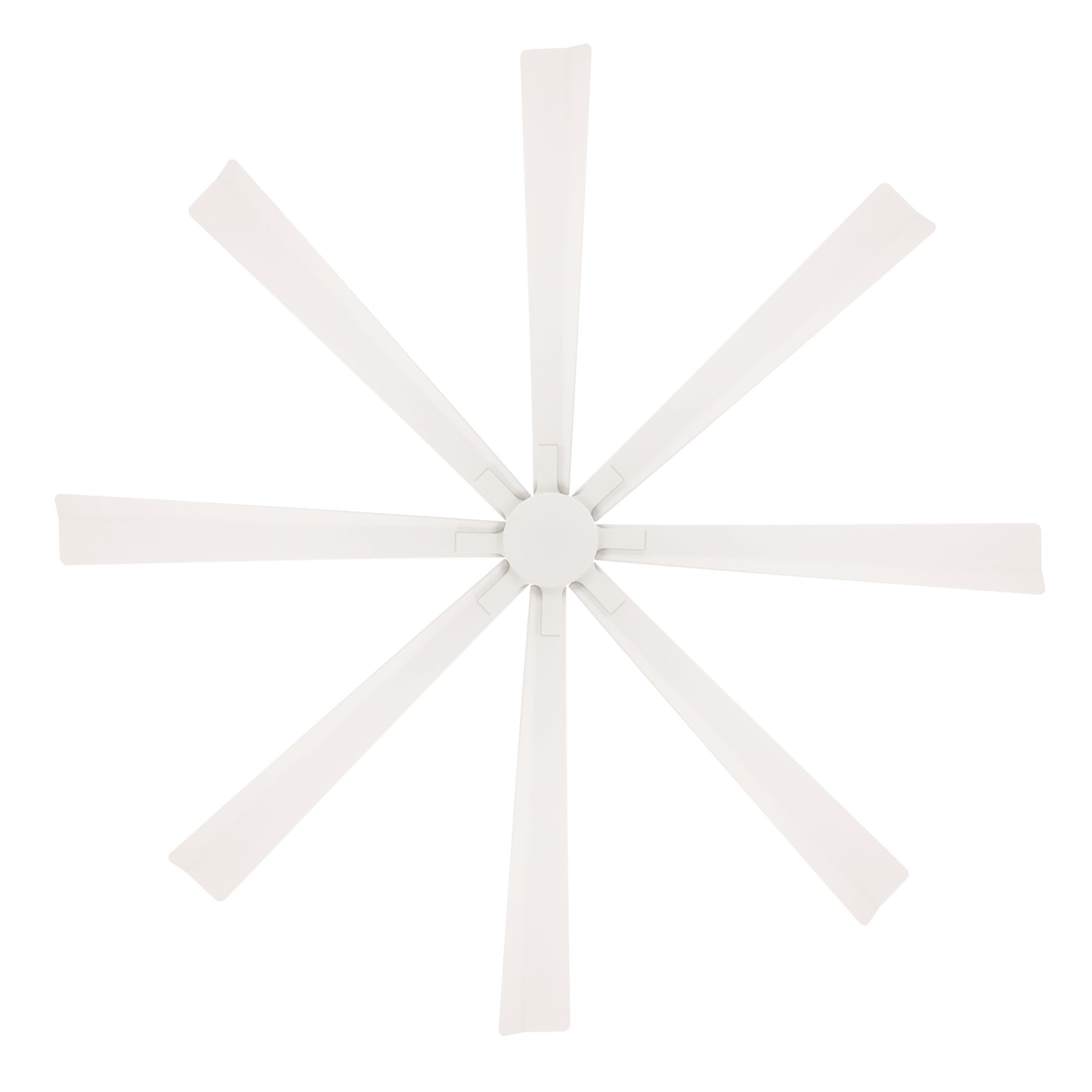 Image 4 84" Size Matters Matte White Smart Ceiling Fan more views