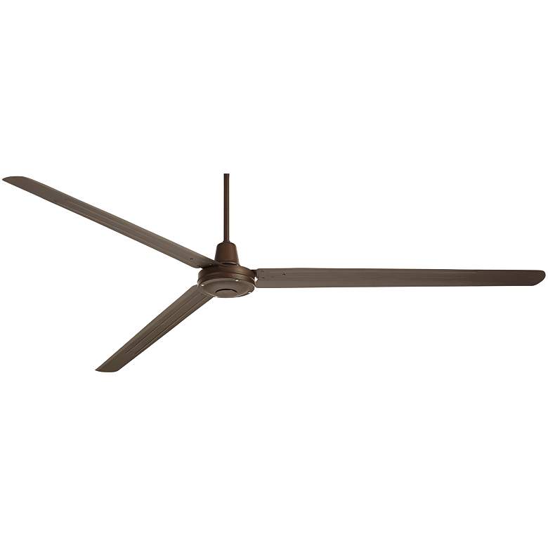 Image 2 84" Turbina XL DC Oil-Rubbed Bronze Large Ceiling Fan with Remote