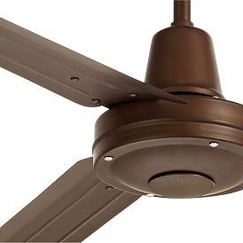 Image3 of 84" Turbina XL DC Oil-Rubbed Bronze Large Ceiling Fan with Remote more views