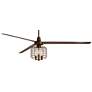 84" Turbina XL Oil-Rubbed Bronze LED Large Ceiling Fan with Remote