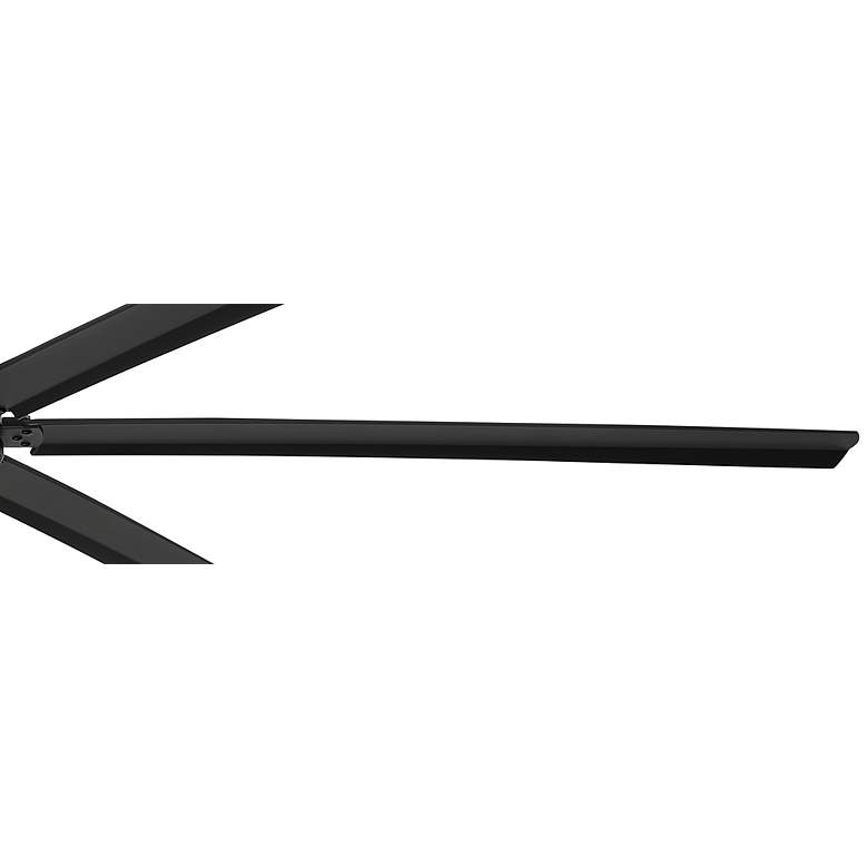Image 4 84" Ultra Breeze Matte Black LED Wet Rated Ceiling Fan with Remote more views