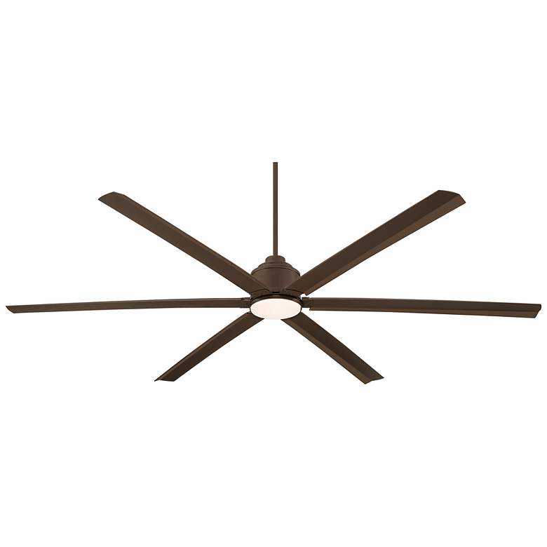 Image 7 84 inch Ultra Breeze Oil Rubbed Bronze LED Wet Ceiling Fan with Remote more views
