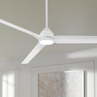 84" Minka Aire Java Xtreme White Smart LED Ceiling Fan