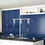 1_Cityview 30" Wide Brushed Nickel 3-Light Linear Chandelier in scene