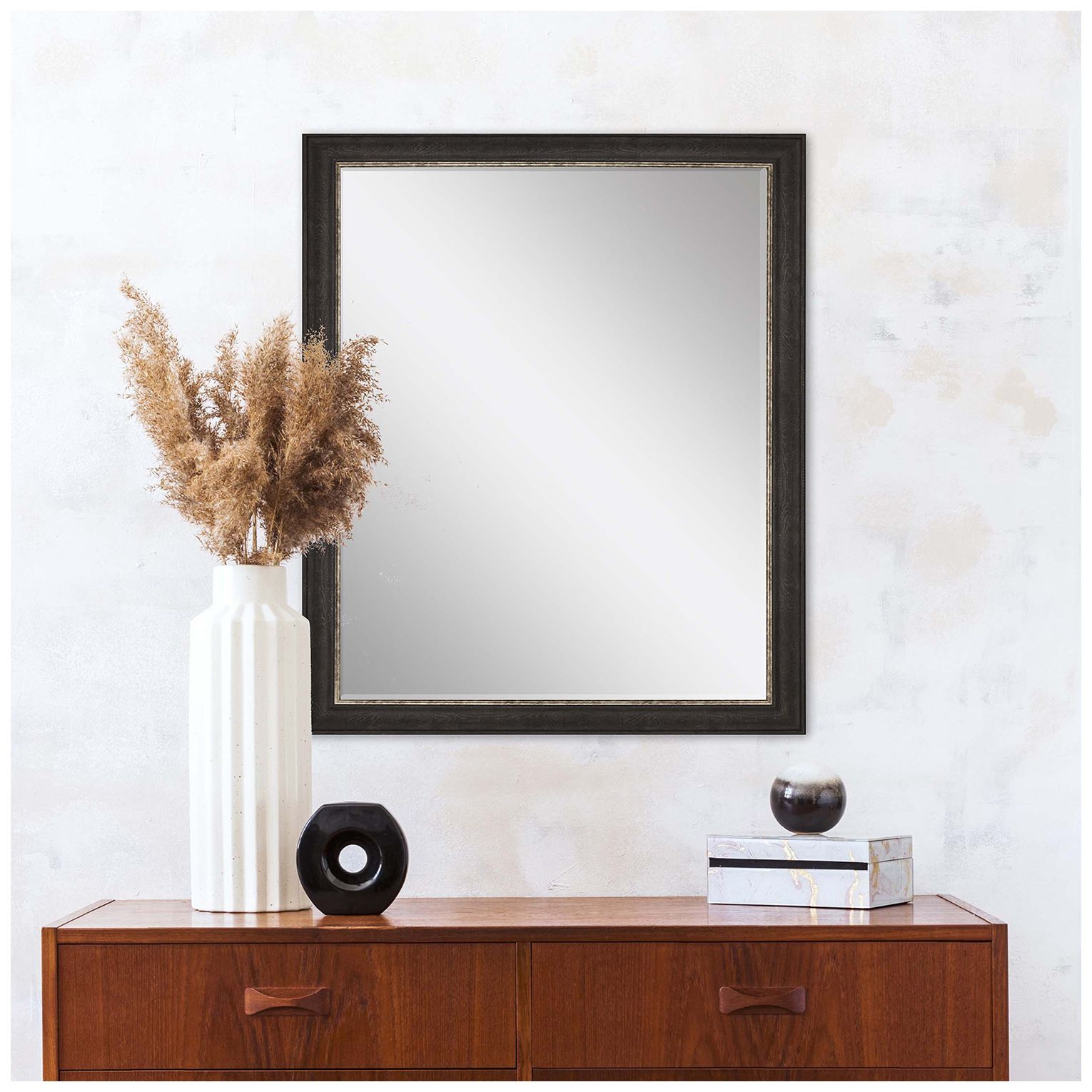 Image 3 #843 Brown Metallic Wall Mirror - 27" x 33" more views