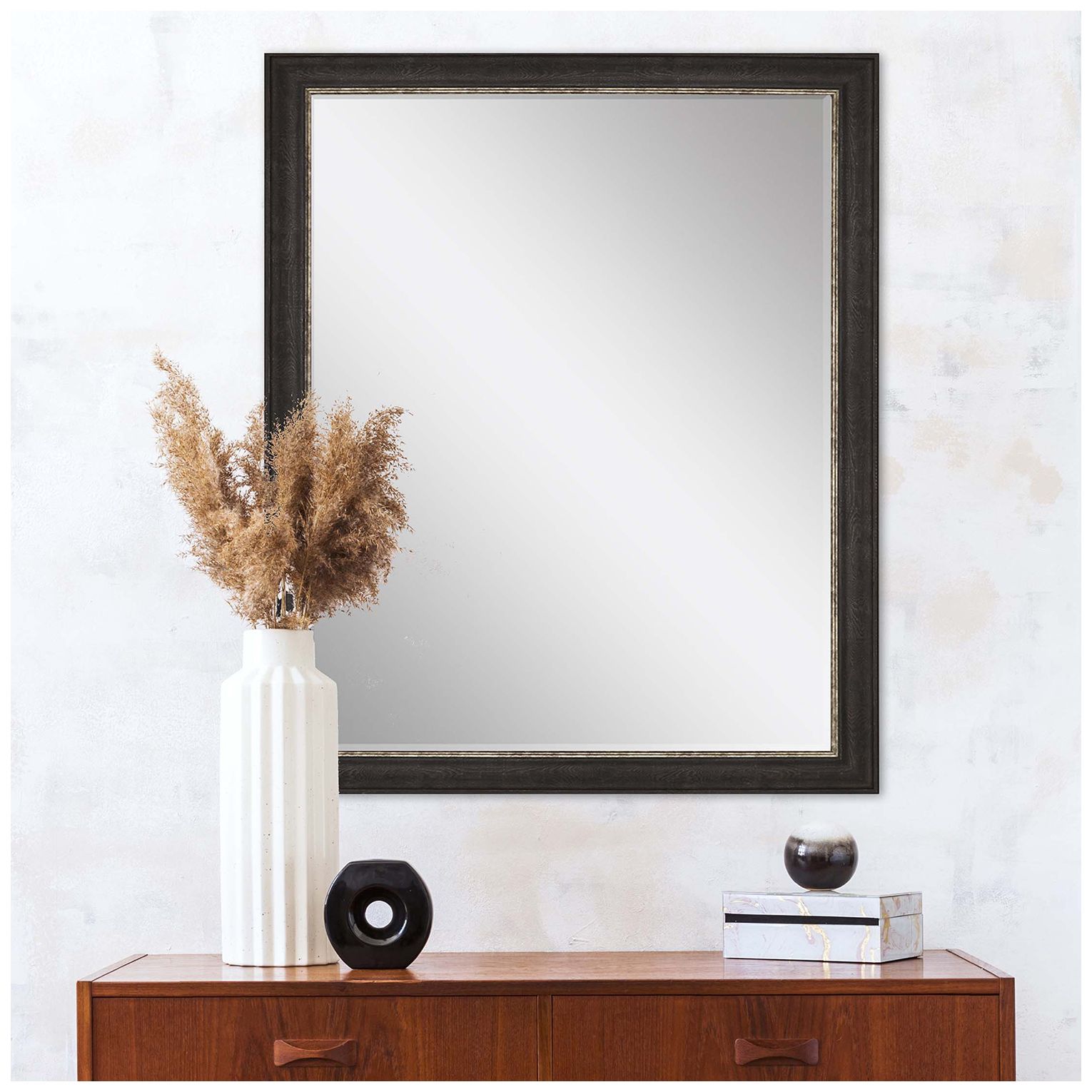Image 3 #843 Brown Metallic Wall Mirror - 35" x 45" more views