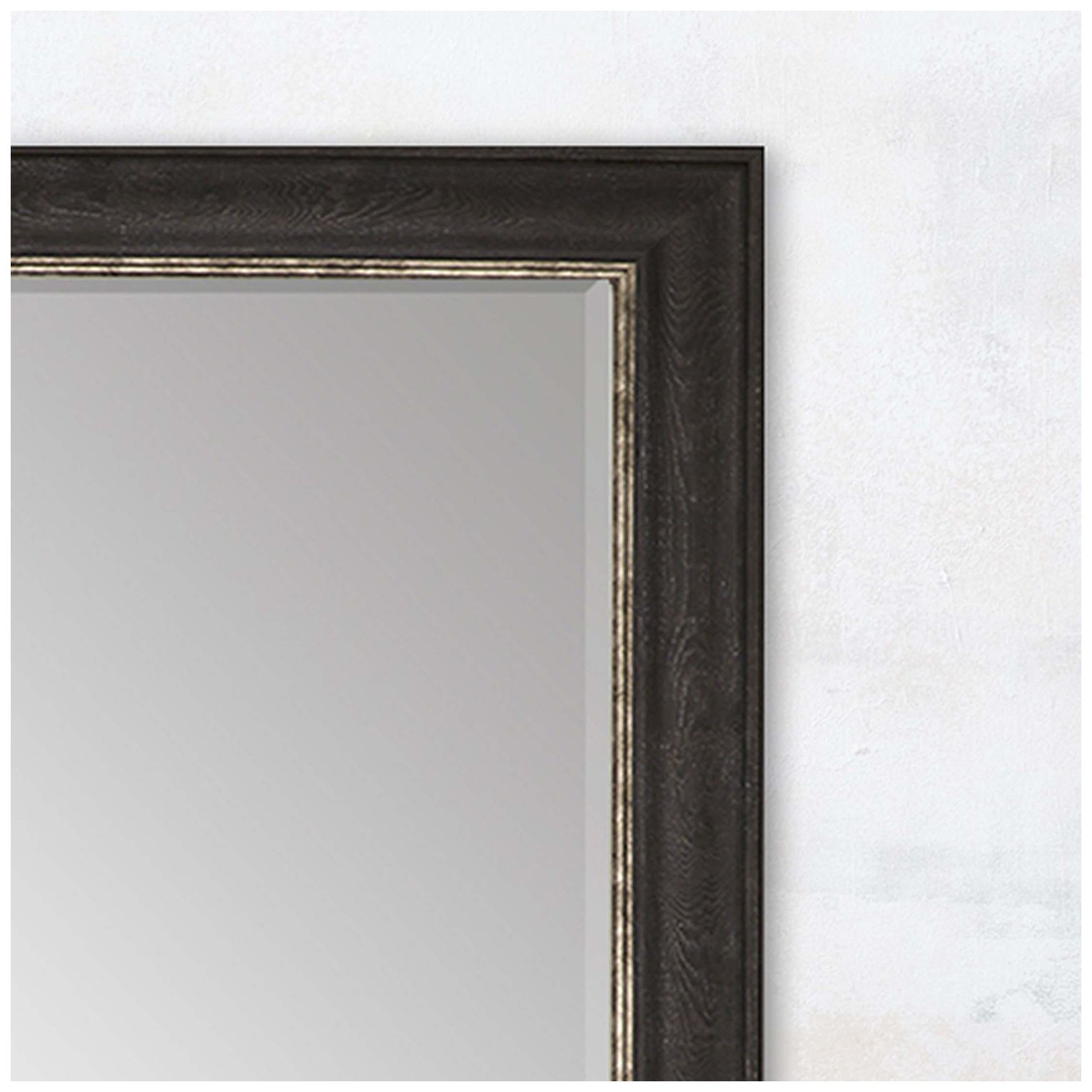 Image 4 #843 Brown Metallic Wall Mirror - 35" x 45" more views