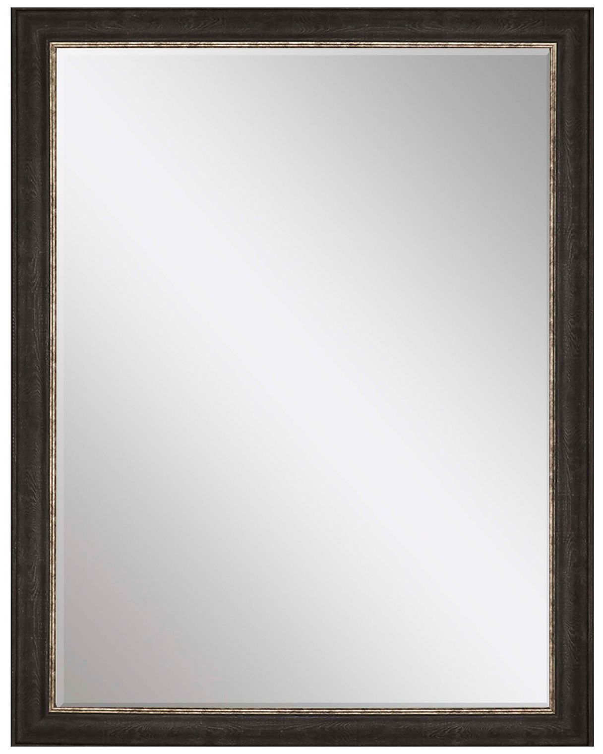 Image 2 #843 Brown Metallic Wall Mirror - 41" x 53"