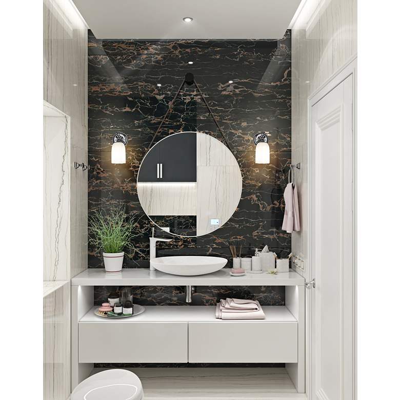 Image 1 Orion by Z-Lite Chrome 4.75 inch 1 Light Wall Sconce in scene