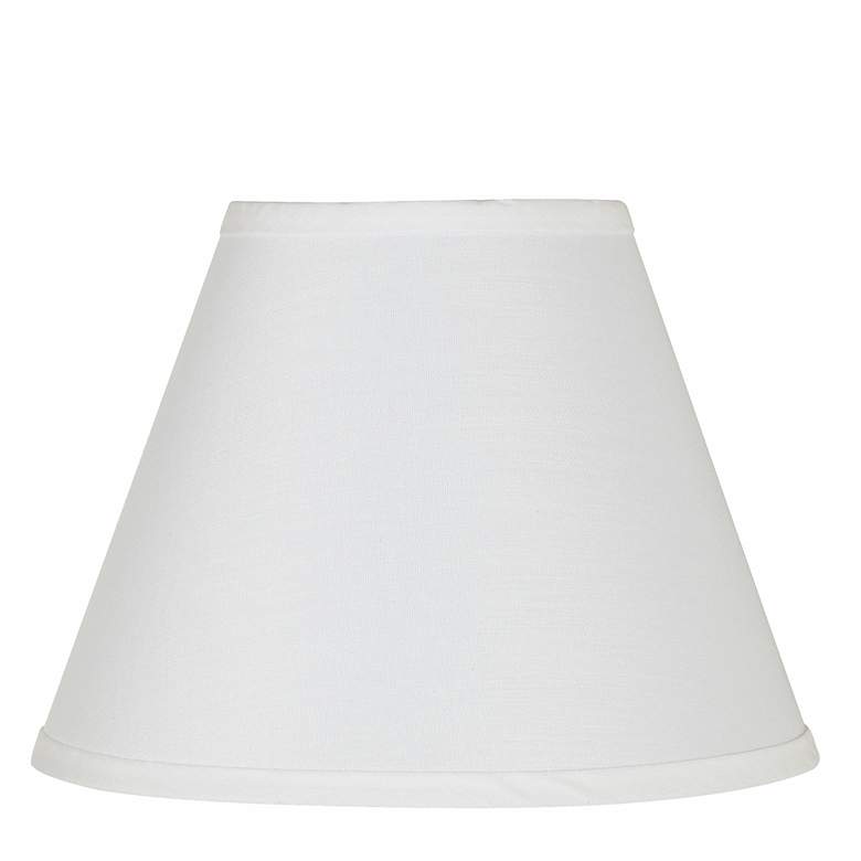 Image 1 84962 - White Sandstone Line Fabric Empire Lamp Shade