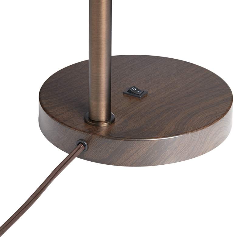 Image 4 84R48 - Metal and Wood Desk Lamp more views