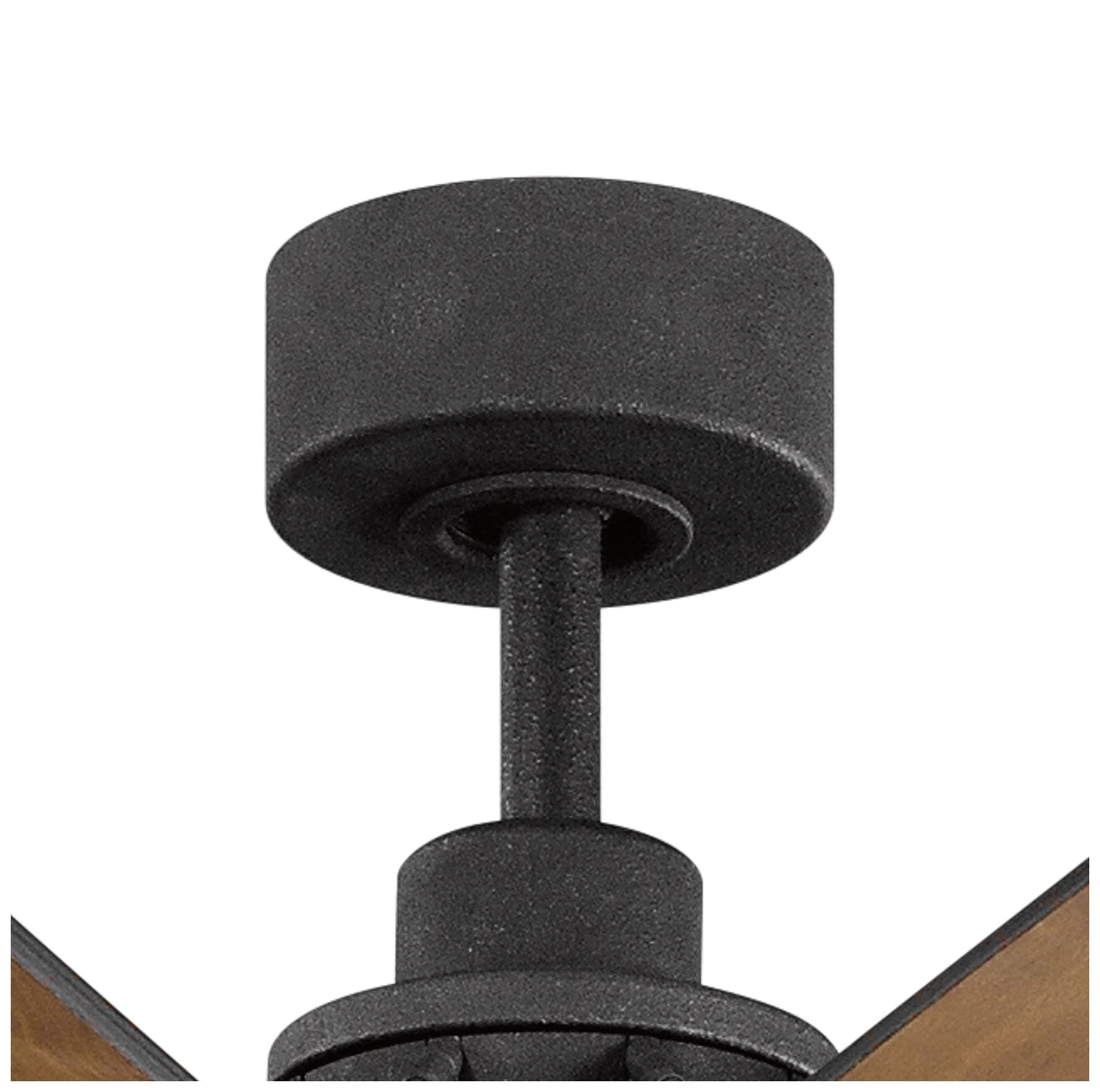 85" Kichler Gentry Distressed Black LED Ceiling Fan