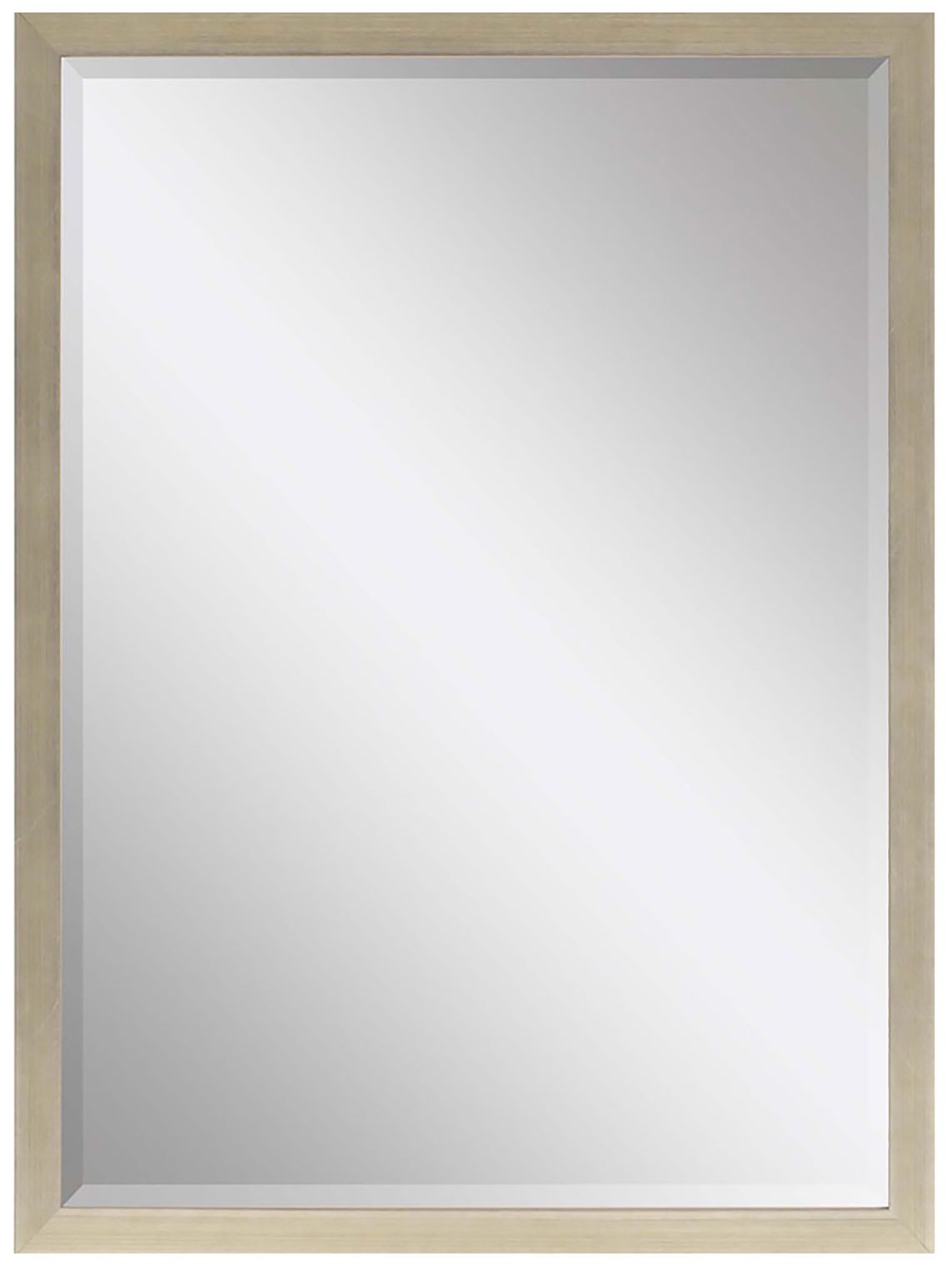 Image 2 #854 Metallic Neutral Wall Mirror - 27" x 39"