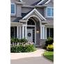 1_Z-Lite Gannon 27 1/4" High Black 3-Light Outdoor Wall Light in scene
