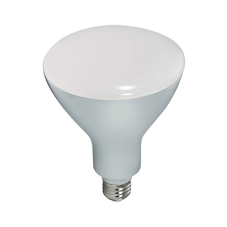Image 1 85W Equivalent Satco 16.5W LED Dimmable Standard BR40 Bulb