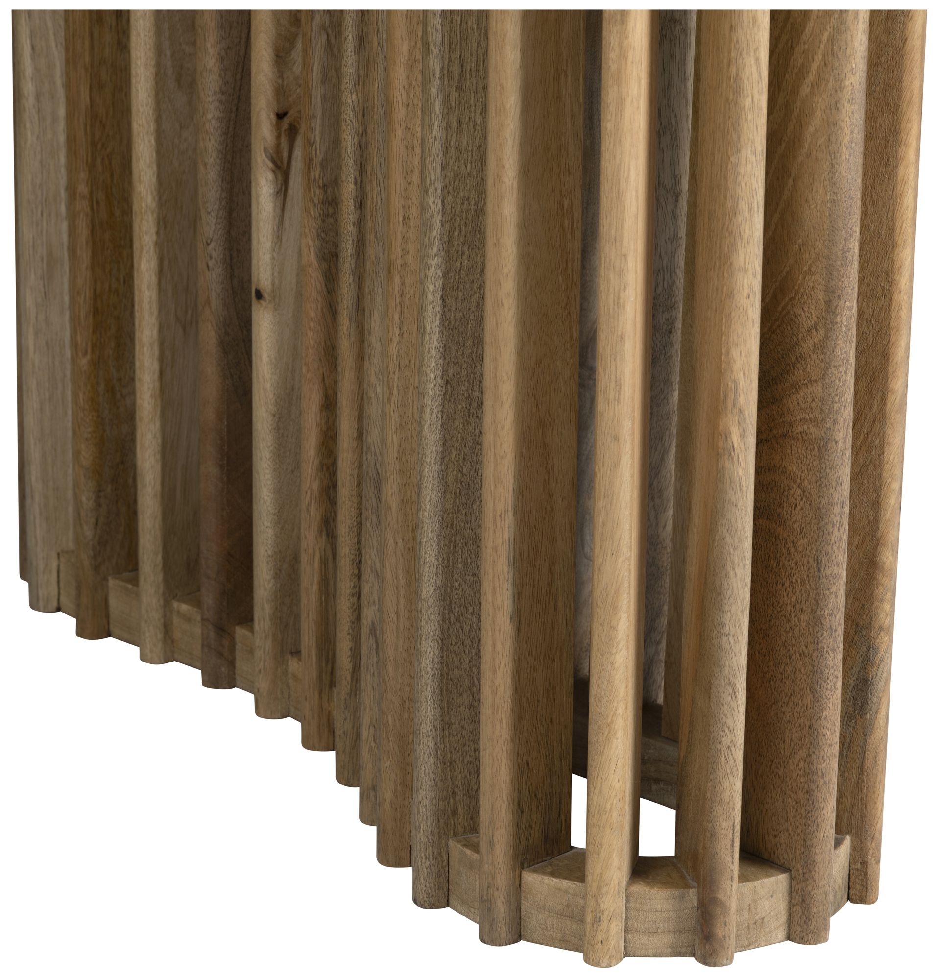 Image 3 86 in. Brown Solid Wood Oval Dining Table more views