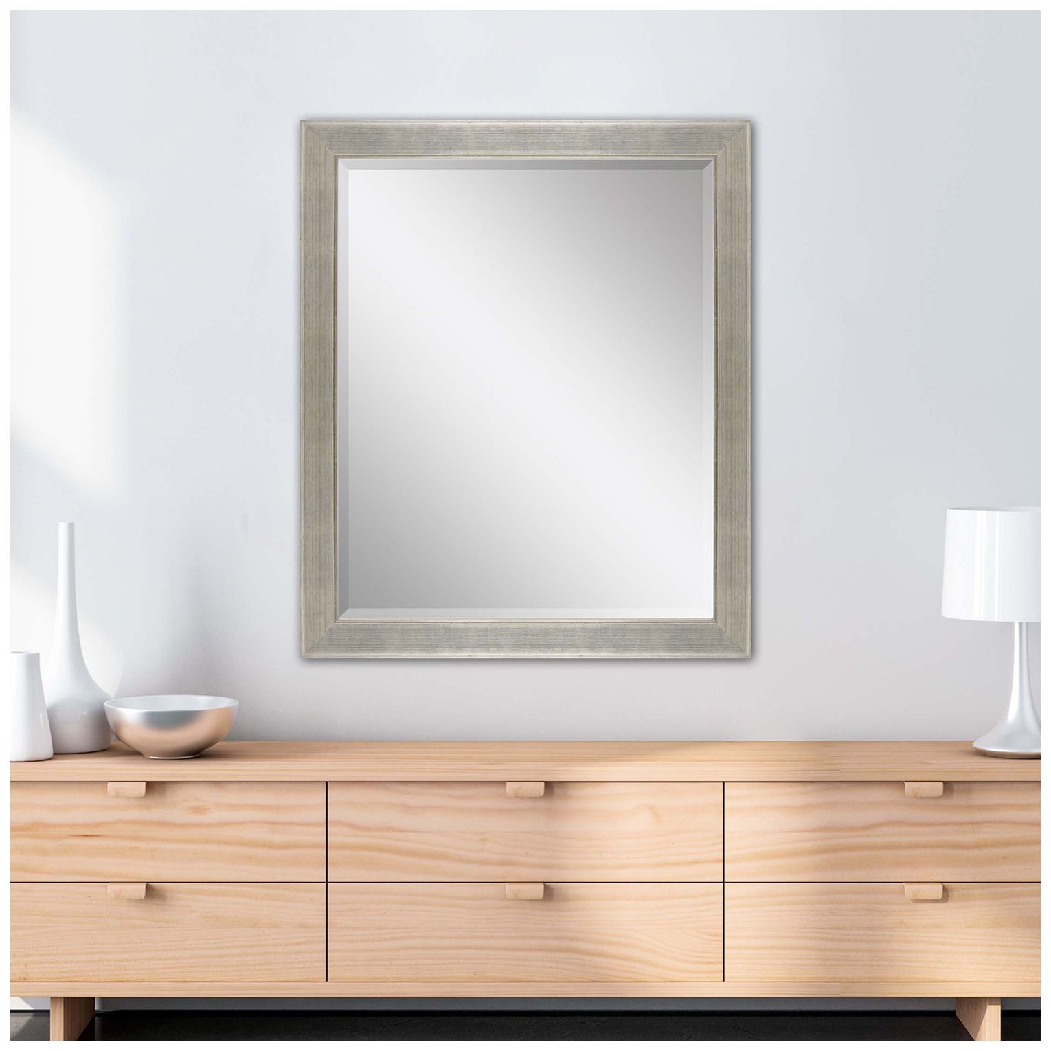 Image 5 #864 Metallic Wall Mirror - 27" x 33" more views