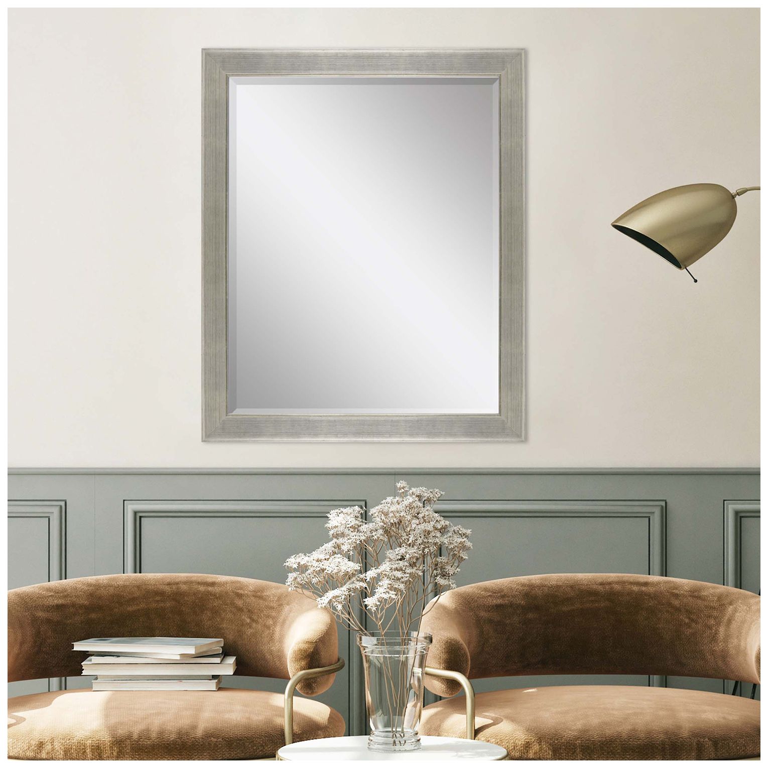 #864 Metallic Wall Mirror - 35" x 45"