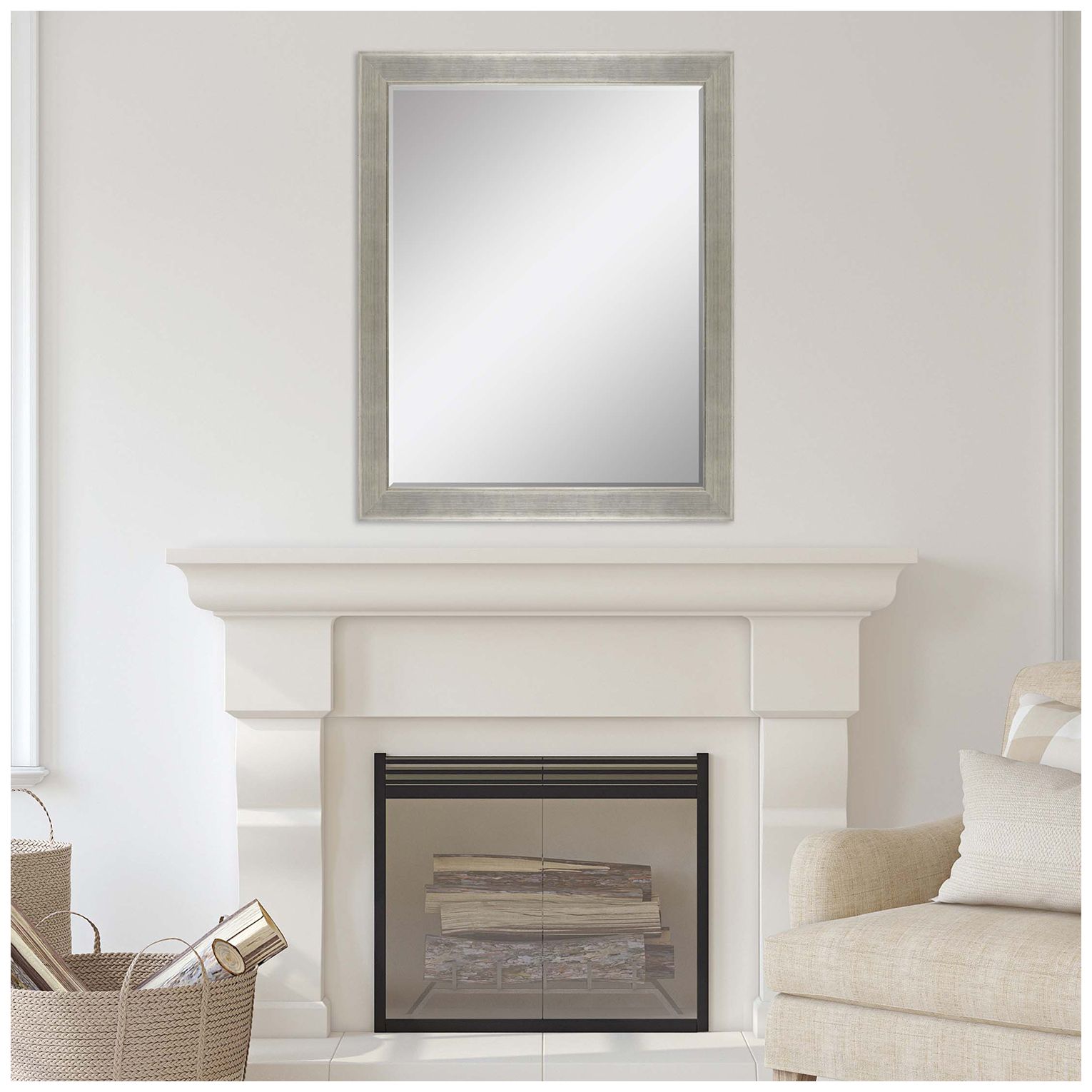 Image 5 #864 Metallic Wall Mirror - 41" x 53" more views