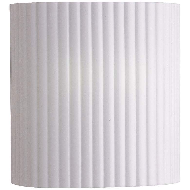 Image 1 86449 - Striped White Acrylic Wall Sconce