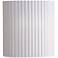 86449 - Striped White Acrylic Wall Sconce