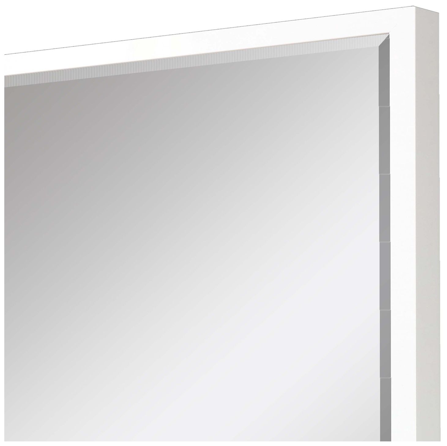 Image 4 #867 White Wall Mirror - 24" x 30" more views