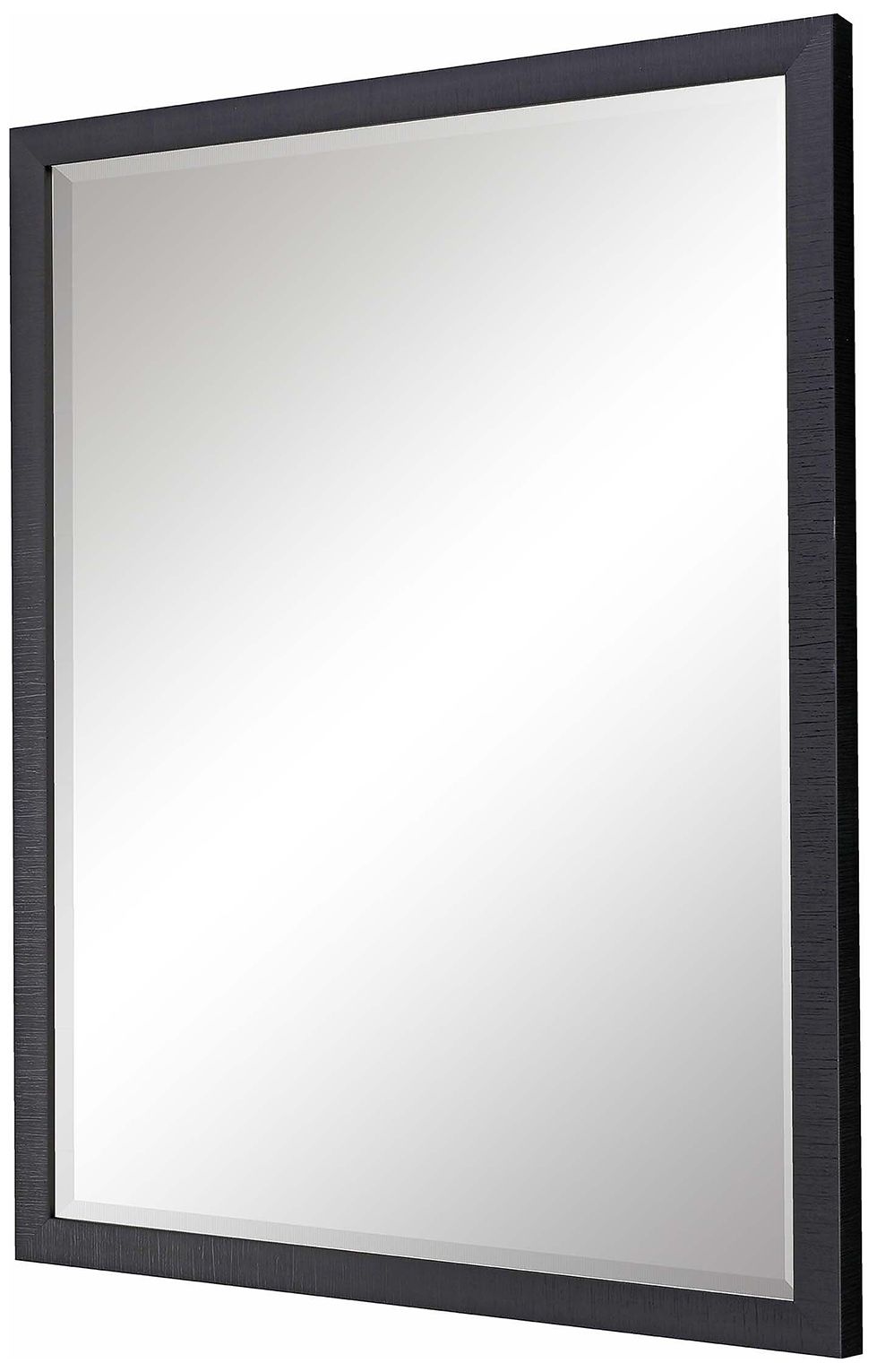 Image 3 #869 Black Wall Mirror - 25" x 31" more views