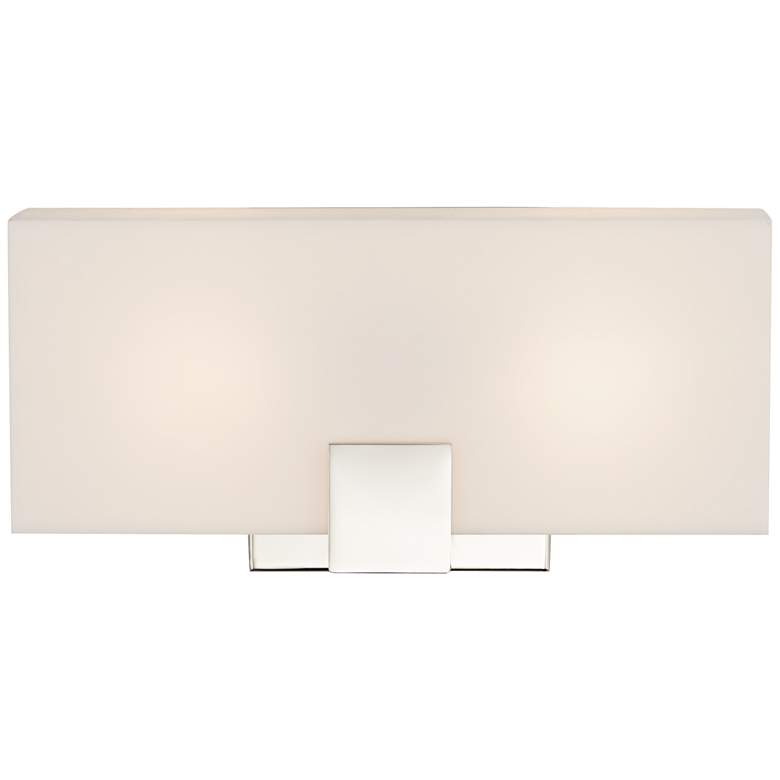 Image 1 86W83 - Polished Nickel ADA Sconce with Frosted White Acrylic Shade