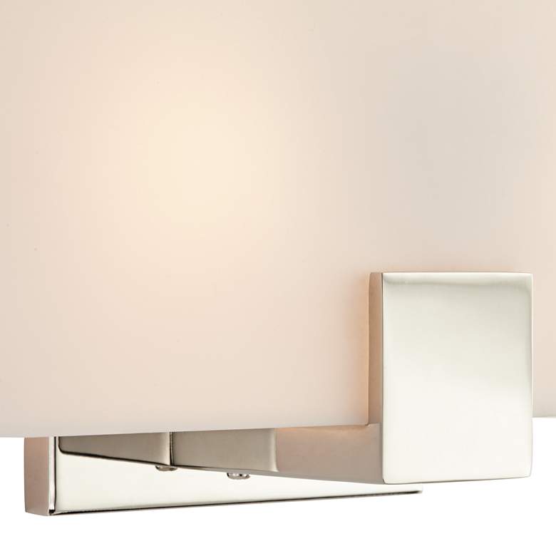 Image 2 86W83 - Polished Nickel ADA Sconce with Frosted White Acrylic Shade more views
