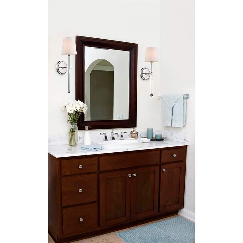 Image 1 Nuvo Lighting Olmstead 19" High Modern Polished Nickel Wall Sconce in scene