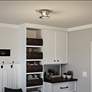 1_Quoizel Trilogy 12"W Brushed Nickel 2-Light Ceiling Light in scene